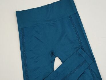 rajstopy czarne ze srebrną nitką: Workout, Legginsy Sportowe damskie, rozmiar M