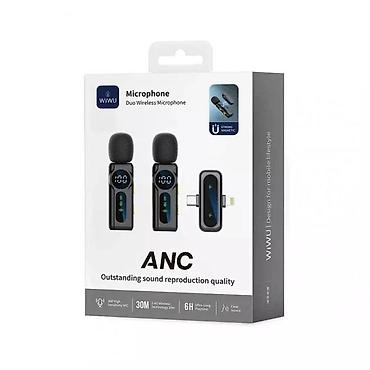 Беспроводная петличная система WiWU Wi-WM007 (Dual Wireless