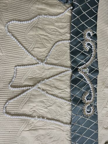 белая накидка: Вечернее платье, А-силуэт, Длинная модель, С рукавами, Камни, S (EU 36)