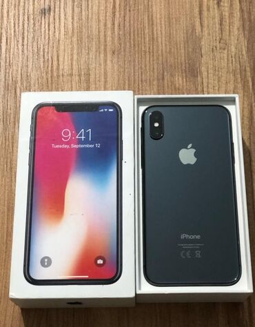 IPhone X, 64 GB, Space Gray, Zəmanət