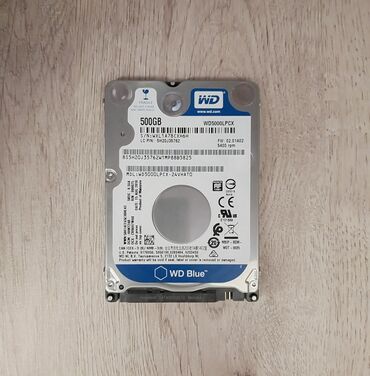 Sərt disklər (HDD): Daxili Sərt disk (HDD) Western Digital (WD), 512 GB, 5400 RPM, 2.5", İşlənmiş