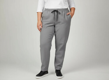 Women's Pants: Bodyflirt, Spodnie materiałowe damskie, rozmiar 4XL