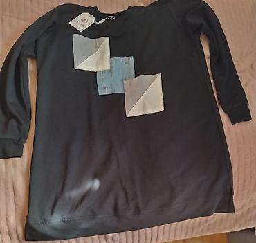 payiz qis geyimleri instagram: Svitşot, 3XL, rəng - Qara — 2