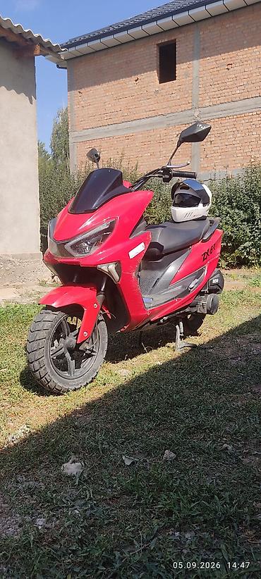 алкотестер купить: Скутер ZX6R, красный - Кузов спорт-стиля. На борту маркировка «ZX6R» и — 2