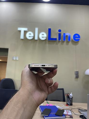 iphone mağaza: IPhone 15 Pro, 256 GB, Natural Titanium, Zəmanət, Simsiz şarj, Face ID — 4