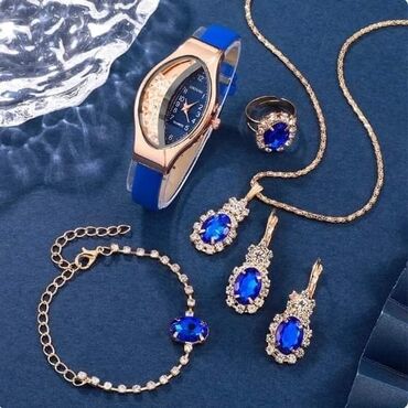 Setovi nakita: Set: Narukvica, Prsten, Materijal: Hirurški čelik — 15