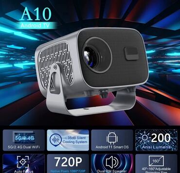 проектор мини: Проектор A10 Android TV - Смарт-проектор на Android 11: встроенная ОС