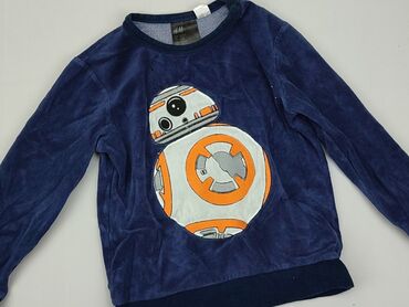 bluzka minouu: Sweatshirt, H&M, 5-6 years, 110-116 cm, condition - Good