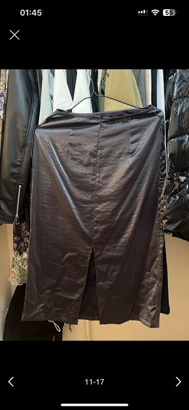 Səsgücləndiricilər, qulaqlıqlar və mikrofonlar: Zara metalik etek. tezedir geyilmeyib — 13