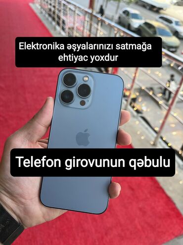 xiaomi not 12 pro qiymeti: IPhone 13 Pro, Sierra Blue, Face ID, Sənədlərlə