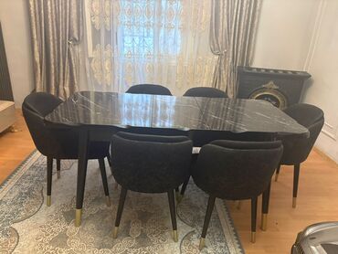 Xəmir yoğuran aparatlar: Masa desti. 550azn. türk istehsali. 6 stulla. ünvan Sabuncu