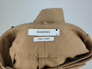 mode weiss: Reserved, Spodnie materiałowe damskie, rozmiar XS — 4