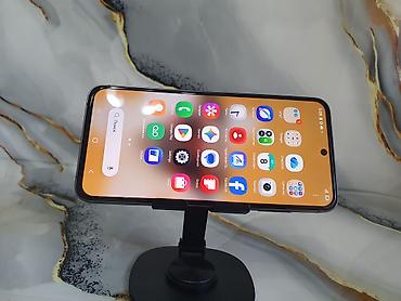 Samsung Galaxy S24 FE, Б/у, 128 ГБ, цвет - Серый, 1 SIM, 2 SIM, eSIM