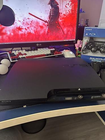 sony xz: Playstation 3 slim komplekt İdeal vəziyyətdədi ev şəraitində işlədilib — 2