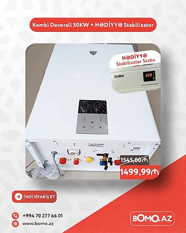 dovsan eti: Yüksək keyfiyyətli. 🔥 Kombi Decorall 50KW + HƏDİYYƏ Stabilizator — 1