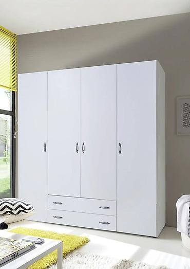 dolab gence: Düz dolab, Yataq otağı üçün, Paltar üçün, Açılan, Korpuslu, 3 qapılı — 10