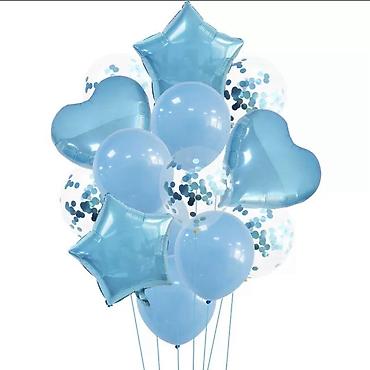 Воздушные шары и принадлежности: Наборы воздушных шаров для оформления праздника, 14 шт. в комплекте — 5