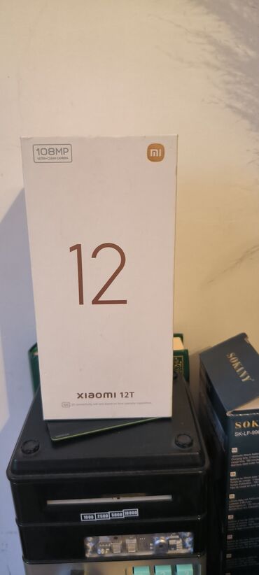 xiaomi 4x: Xiaomi 12T, 128 GB, rəng - Göy, 
 Barmaq izi, Face ID