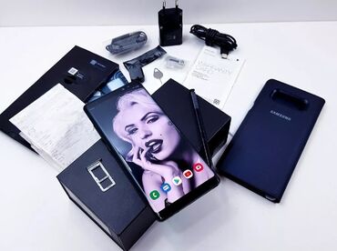 samsung g1: Samsung Galaxy Note 8, Б/у, 256 ГБ, цвет - Черный, 2 SIM