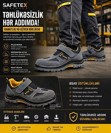 vozol yağı: Safetex Workwear təhlükəsizlik ayaqqabıları – ağır iş şəraitində — 2