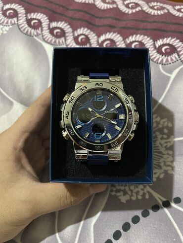 Новый, Наручные часы, Fossil, цвет - Синий