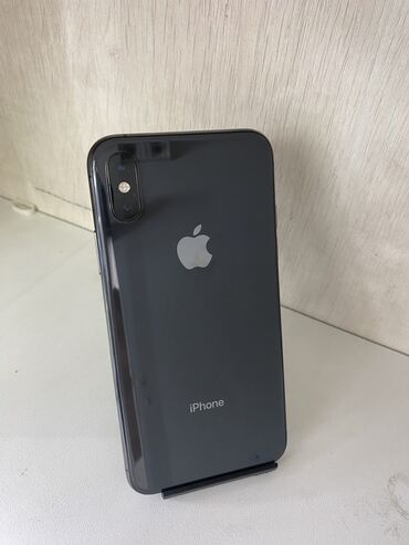 Apple iPhone: IPhone Xs, Б/у, 64 ГБ, Защитное стекло, Чехол, Кабель, 100 %