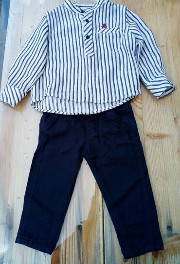 odeća za dečake: Komplet: Košulja, Pantalone, 86
