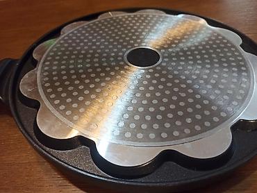 tiganji: Tiganj za biskvite, jaja na oko, palačinke. prečnik 26cm, debljina — 5