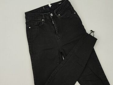 czarne legginsy z wysokim stanem push up: Jeansy damskie, rozmiar XS