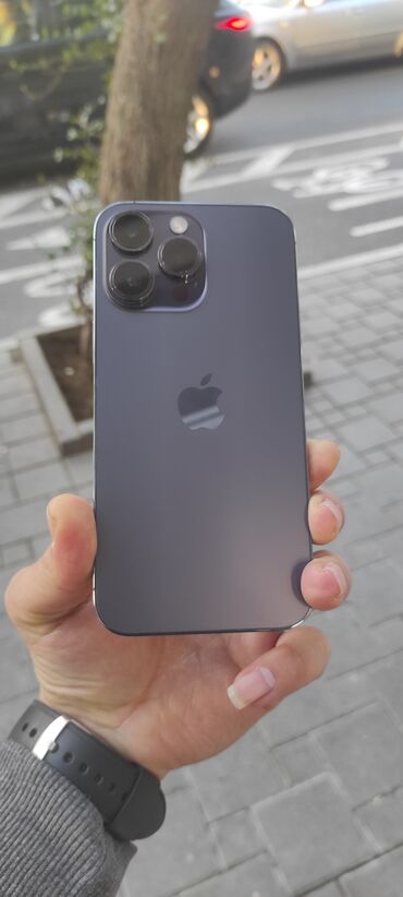 Apple iPhone: IPhone 14 Pro Max, 128 GB, Barmaq izi, Face ID