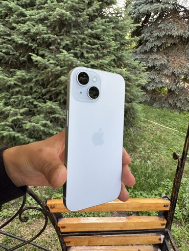 Apple iPhone: IPhone 15, Б/у, 512 ГБ, Голубой, 88 %