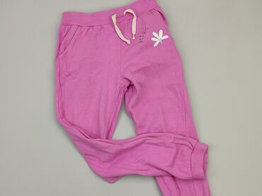 spodnie dresowe dziewczęce 146: Spodnie dresowe, Little kids, 9 lat, 128/134, stan - Dobry