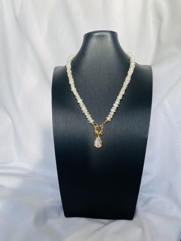 Bijuteriya dəstləri: Qadın bijuteriyası – təbii daşlı qolbaqlar və boyunbağılar seti - — 10