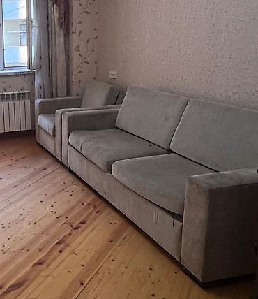 İşlənmiş, Klassik divan, 2 kreslo, Açılan