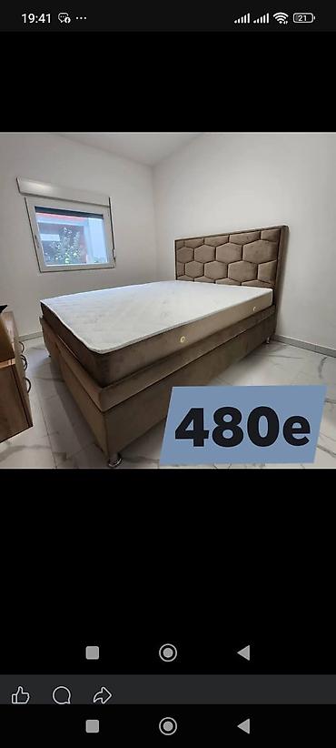 Kreveti: Boxspring bračni kreveti sa tapaciranim uzglavljem - Tip: boxspring — 6