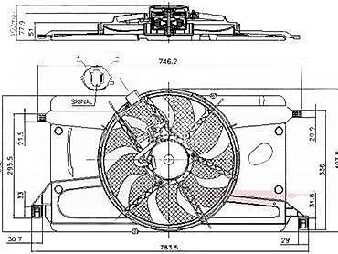 servis abs: VENTILATOR HLADNJAKA ZA FORD FOCUS OD 2003. DO 2010. GOD. | — 4