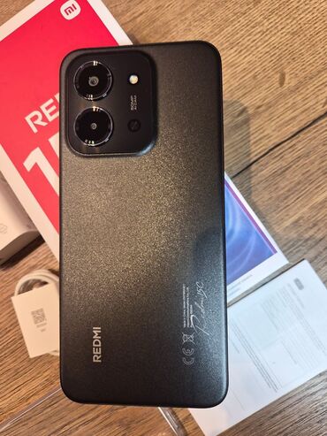 Redmi: Redmi 12C, 128 GB, rəng - Qara, Barmaq izi — 3