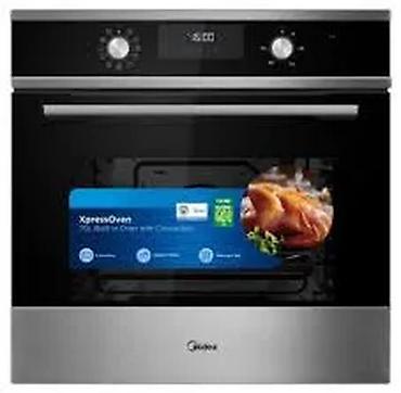 pelet soba: Midea MO82170GB quraşdırılan elektrik soba — müasir mətbəx üçün — 2