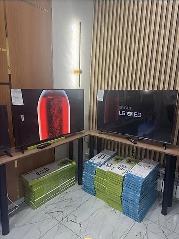 Смарт‑телевизоры с диагоналями от 32" до 65" (на фото — популярные