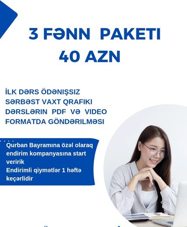 Reklam, çap: *online.education.academy* tədris mərkəzi olaraq yalnız peşəkar