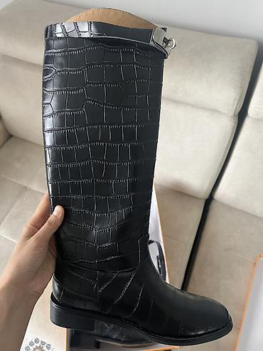 конные сапоги: Продаю сапоги ( Hermès Jumping), размер 38 Стильные высокие сапоги под — 2