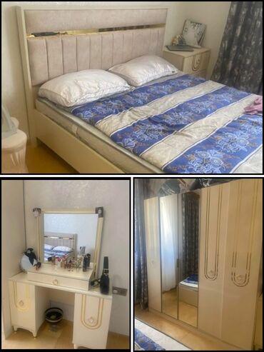 кухонный гарнитур в оше цена: 2 односпальные кровати, Шкаф, Трюмо, 2 тумбы, Б/у