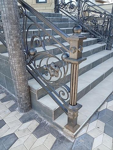 Изготовление перил: Изготовление перил Материал: Кованное железо, Наружные, Бесплатный замер — 71