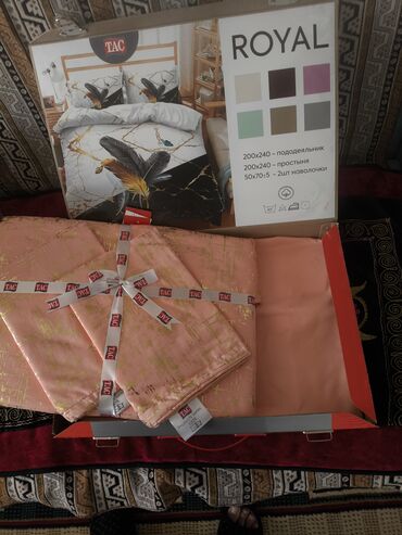 обложка на удостоверение: Комплект постельного белья TAC ROYAL. Состав комплекта: -