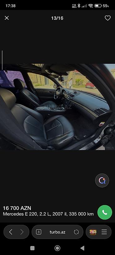 w212 mercedes: Mercedes-Benz E 220: 2.2 l | 2007 il Sedan — 8