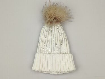 czapka zimowa tommy hilfiger damska z pomponem: Cap, Female, condition - Good