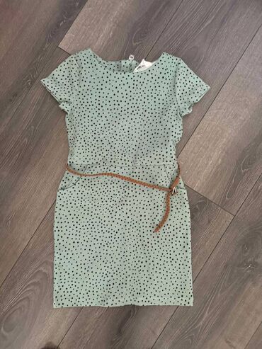 mint haljina: H&M, Midi, Kratak rukav, 110-116