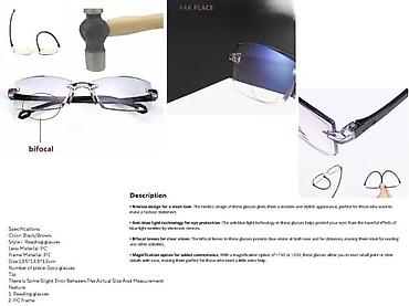 Naočare: NAOCARE ZA ZASTITU OCIJU OD EKRANA, VRHUNSKE, +2 | Novo! ! ! — 5