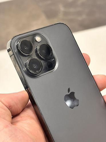 iphone 13 peo: IPhone 13 Pro, Б/у, 128 ГБ, Space Gray, Чехол, 76 % — 1