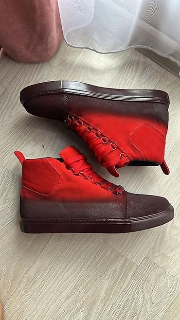 баленсиаги: Мужские ботинки, 45, Balenciaga, Новый, цвет - Красный, Самовывоз — 4
